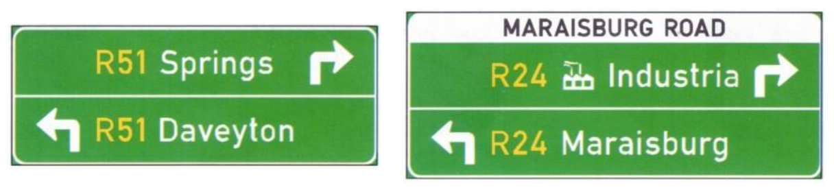 Off-ramp terminal guidance in its original drawing