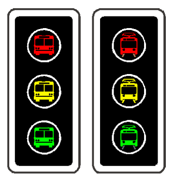 Steady and flashing arrows are different