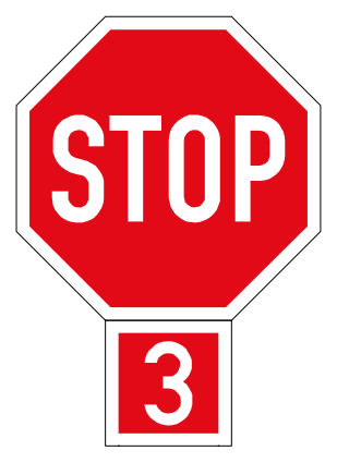 A stop is a complete stop