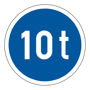Vehicles exceeding mass only