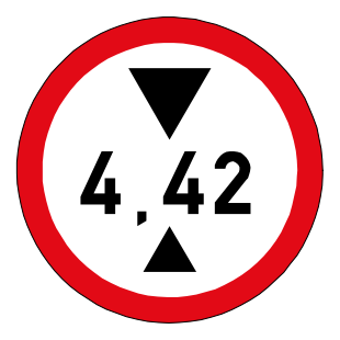 Height includes the load