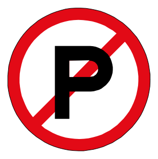 Places where parking is prohibited