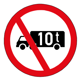 Goods vehicles exceeding an indicated GVM