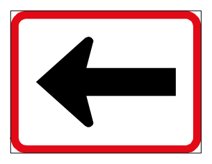 Reserved movement left by vehicle class • Reserved movement right by vehicle class • Reserved movement to left and right by vehicle class