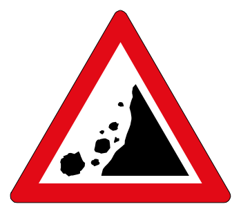 Falling rocks