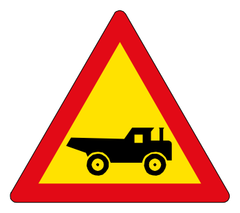 Truck crossing